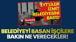Belediyeyi basan işçilere bakın ne verecekler!